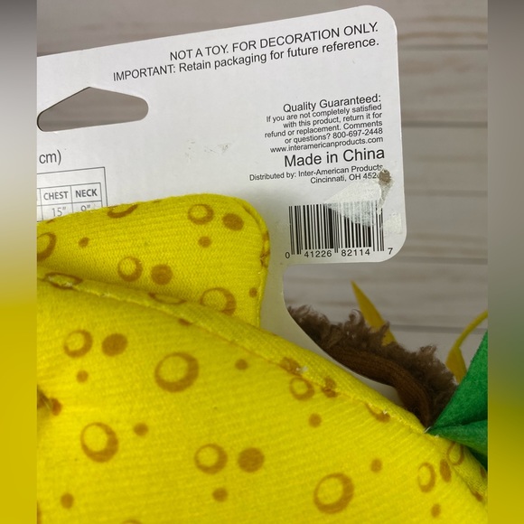 Taco Fiesta Pet Dog Costume Outfit 1-pc Size M 10-19 lb NEW Holiday Home - Picture 3 of 8